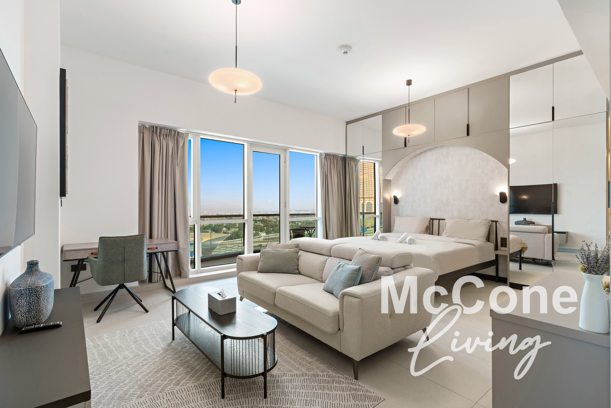 Studio Apartment for Rent in Madison Residency, Barsha Heights (Tecom)