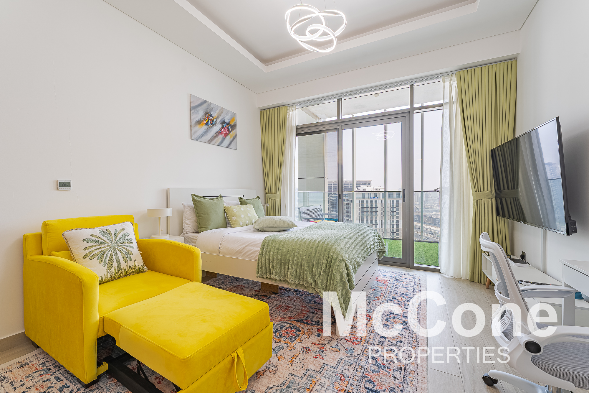Studio Apartment for Rent in Farhad Azizi Residence, Al Jaddaf