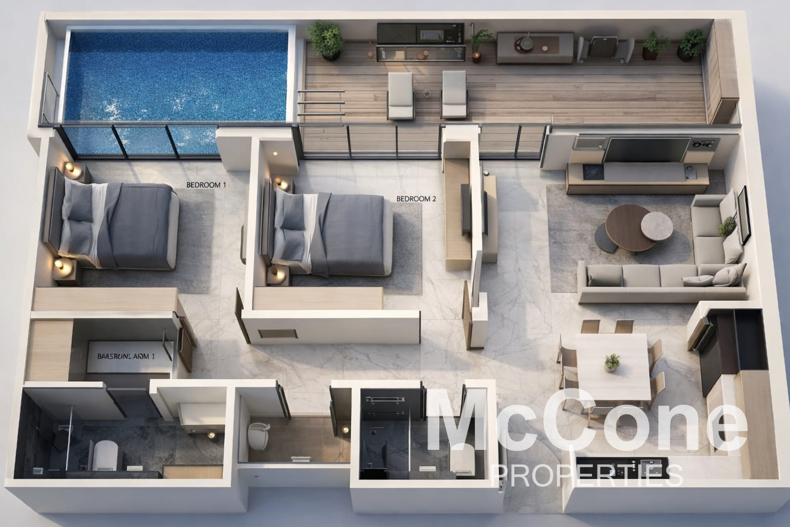 2 Bedroom Apartment for Sale in Samana Ivy Gardens, Dubai Land Residence Complex — photograph 16 of 16