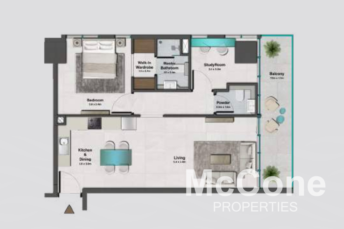 1 Bedroom Apartment for Sale in Skyhills Residences 2, Jumeirah Village Circle — photograph 10 of 10